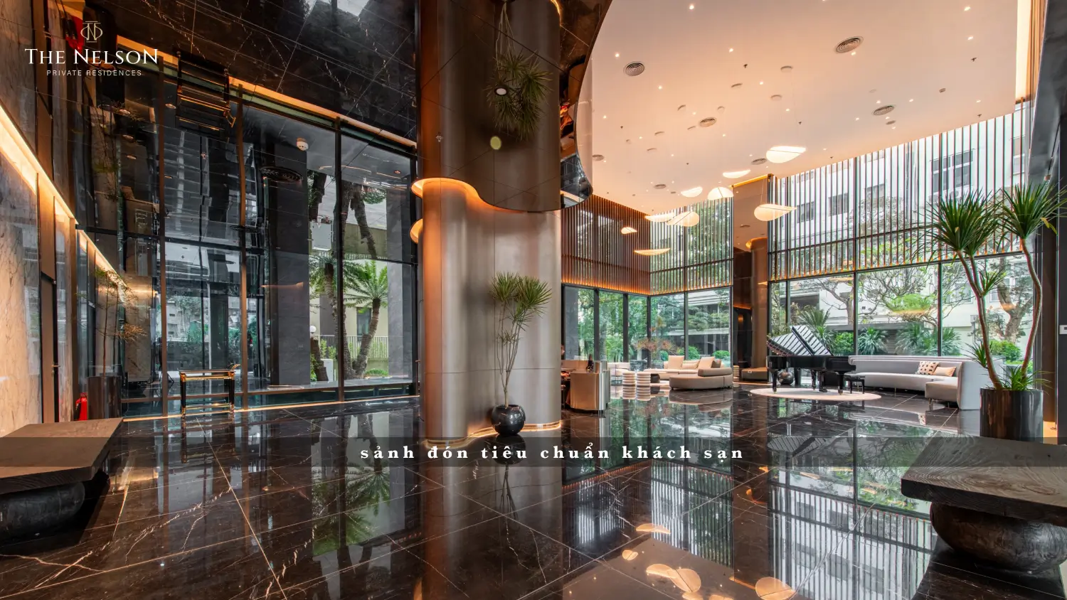 Sảnh đón với Doorman & An ninh 247